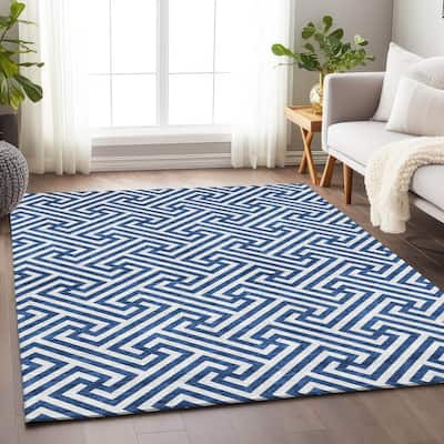 Premium Washable Super Soft Modern Geo Mayfield Rug