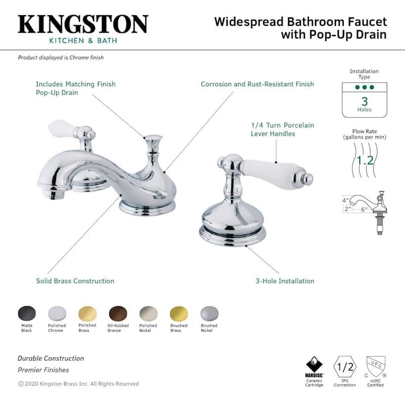 Heritage 8 in. Widespread Bathroom Faucet