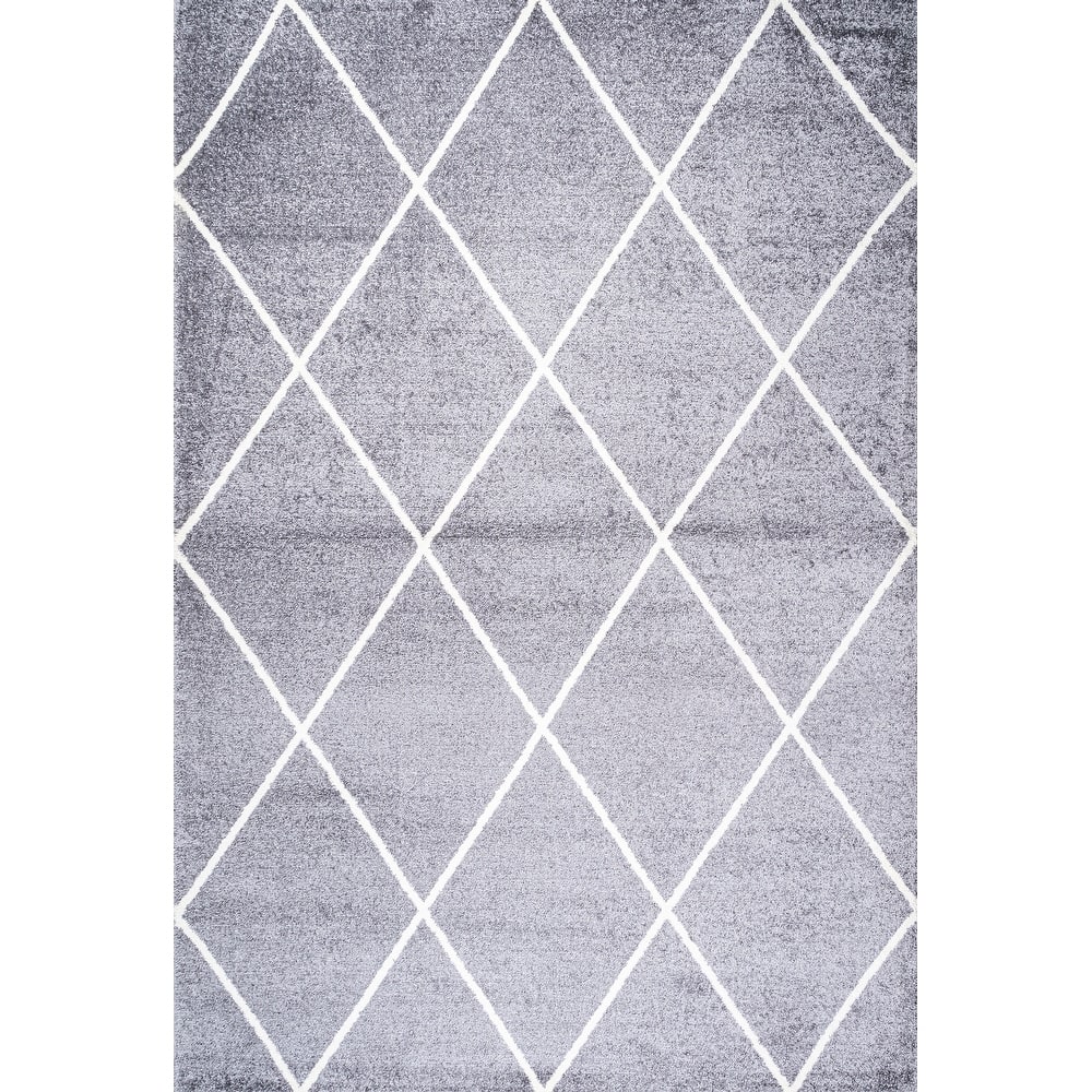 JONATHAN Y Viscon Minimalist Diamond Trellis Area Rug