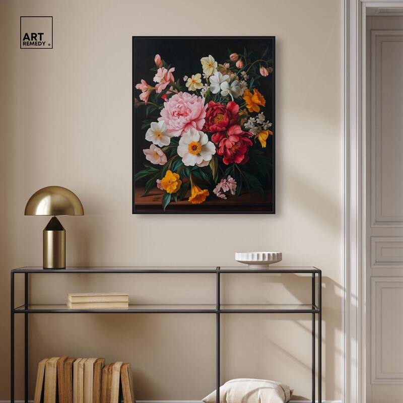 Violet Vignette II Canvas by Art Remedy