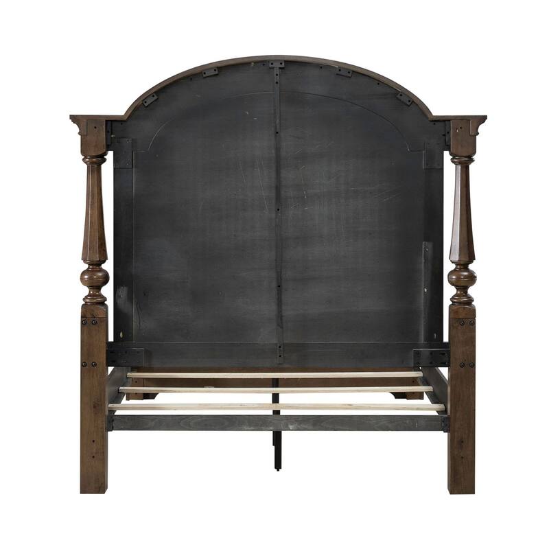 Liberty Furniture Arden Road Poster Bed Frame Satin Cherry - King or Queen