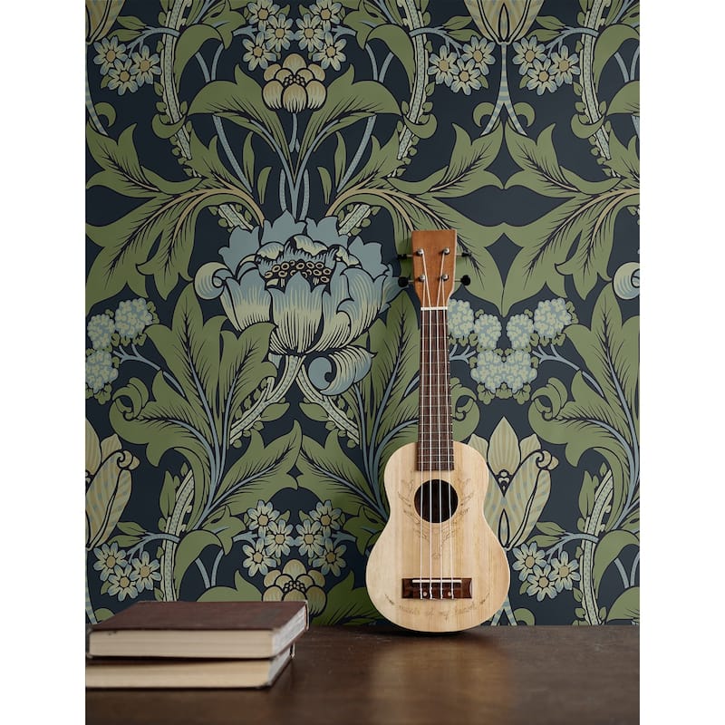 NextWall Primrose Floral Peel and Stick Wallpaper