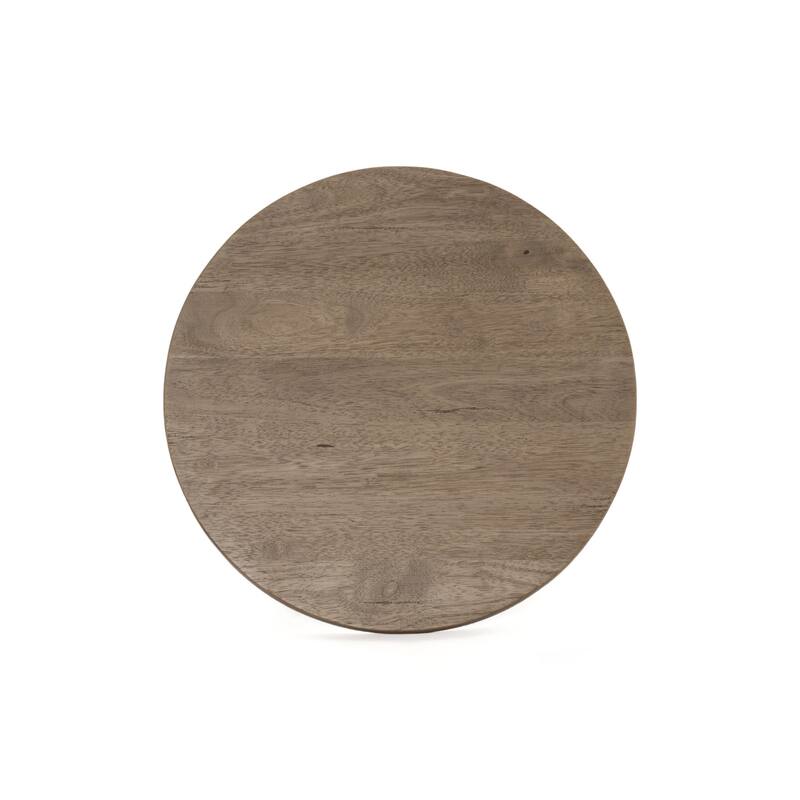 Gunn End Table-Light Brushed Parawood