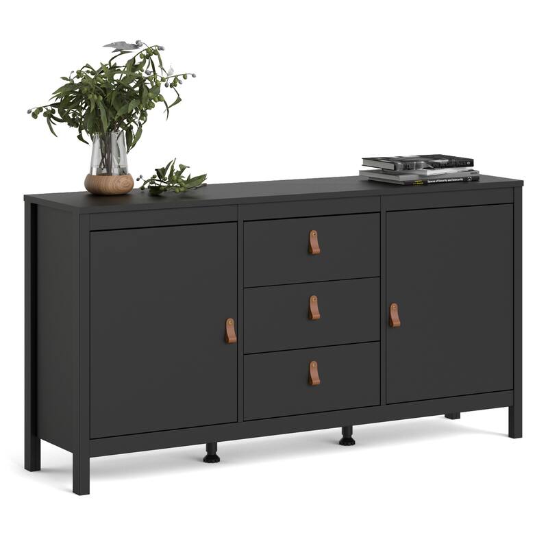 Porch & Den Madrid 2-Door Sideboard with 3-Drawers