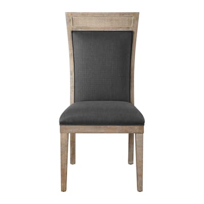 41" encore dark gray armless chair