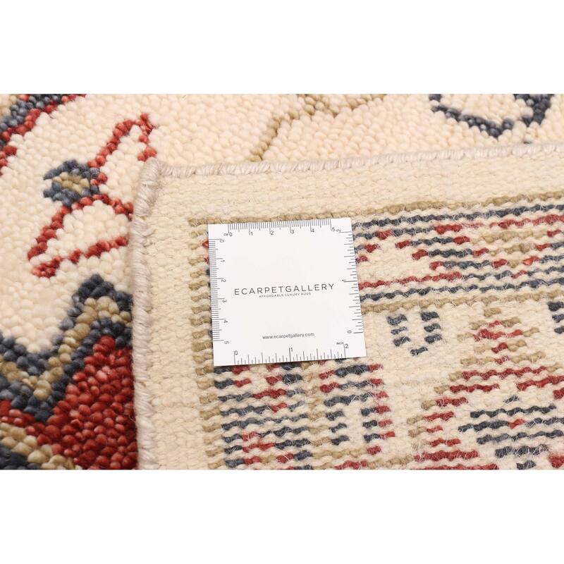 ECARPETGALLERY Hand-knotted Jules Serapi Cream Wool Rug - 5'5 x 7'5