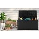 preview thumbnail 2 of 7, SUNCROWN 120 Gallon Deck Box Outdoor Resin Wicker Storage Container