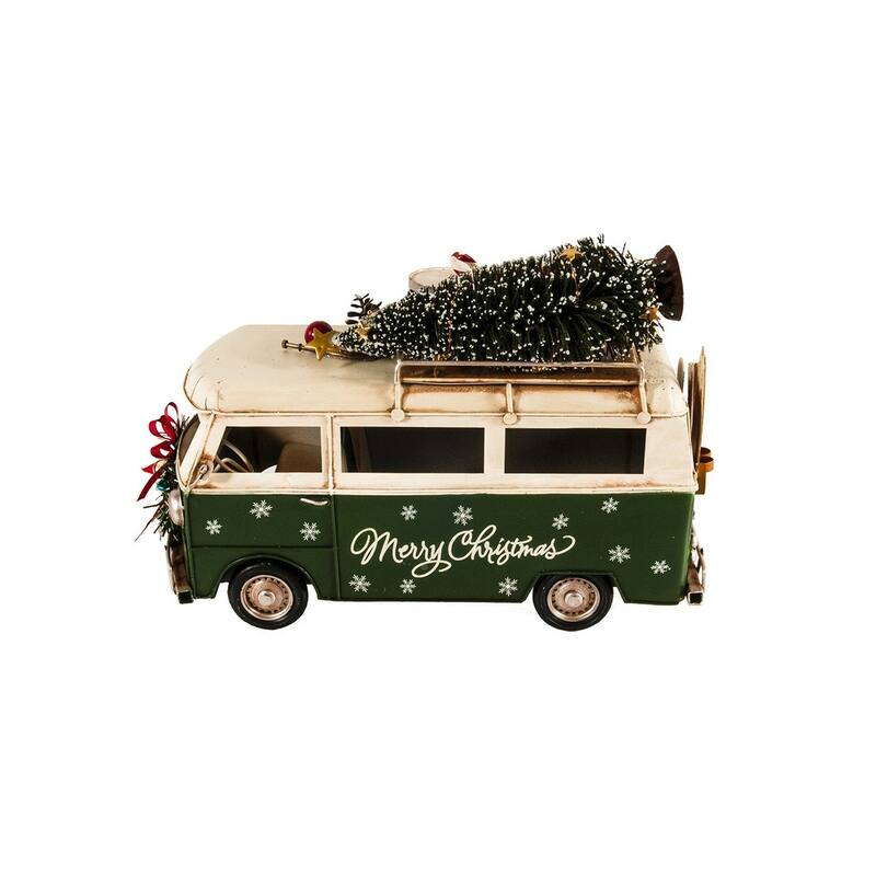 c1960s Volkswagen Christmas Bus Sculpture