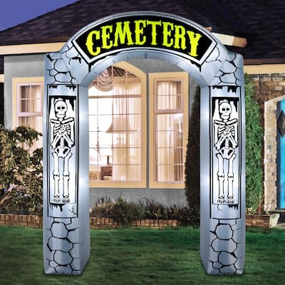 Occasions Airflowz Inflatable Cemetery Archway, 6 ft Tall