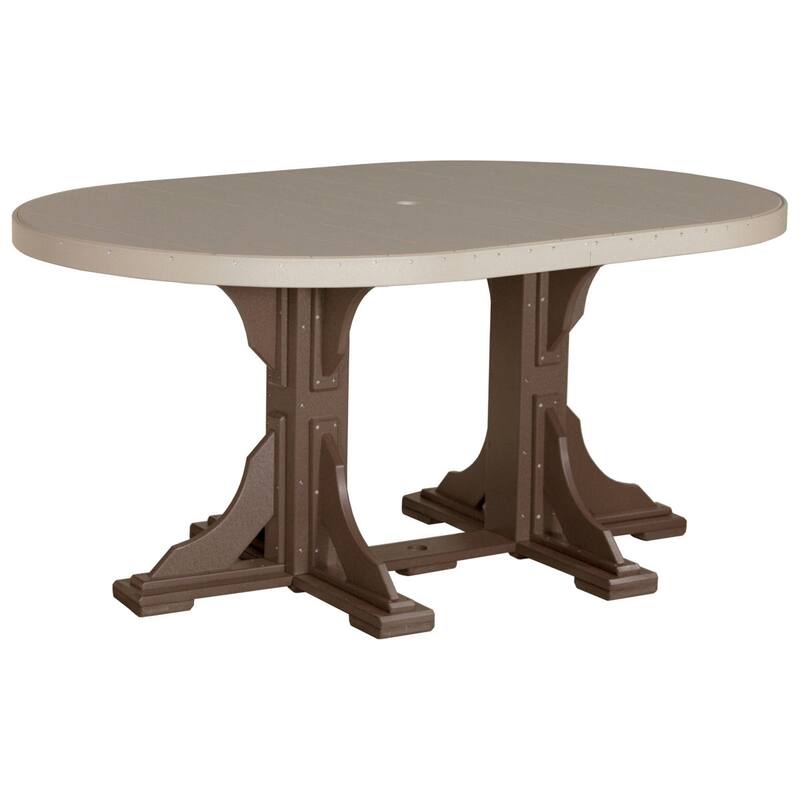 Poly Lumber Oval Table