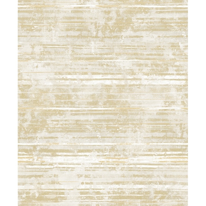 Decorline Makayla Apricot Stripe Wallpaper - 21in x 396in x 0.025in