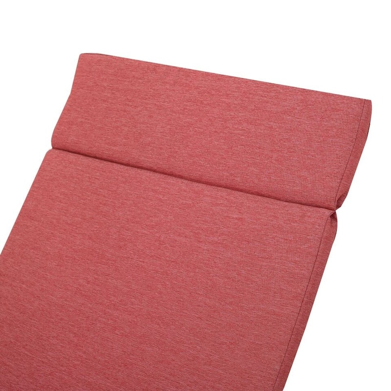 Roomfitters Chaise Lounge Cushion Set, Without Chaise Lounge, Water-Resistant Fabric with Secure Ties (Set of 2)