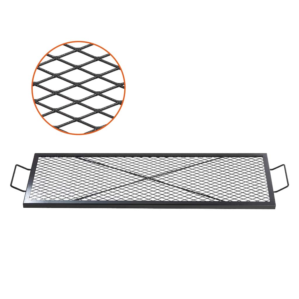 Anmytek Steel Campfire BBQ Grill Grid Camping Cookware