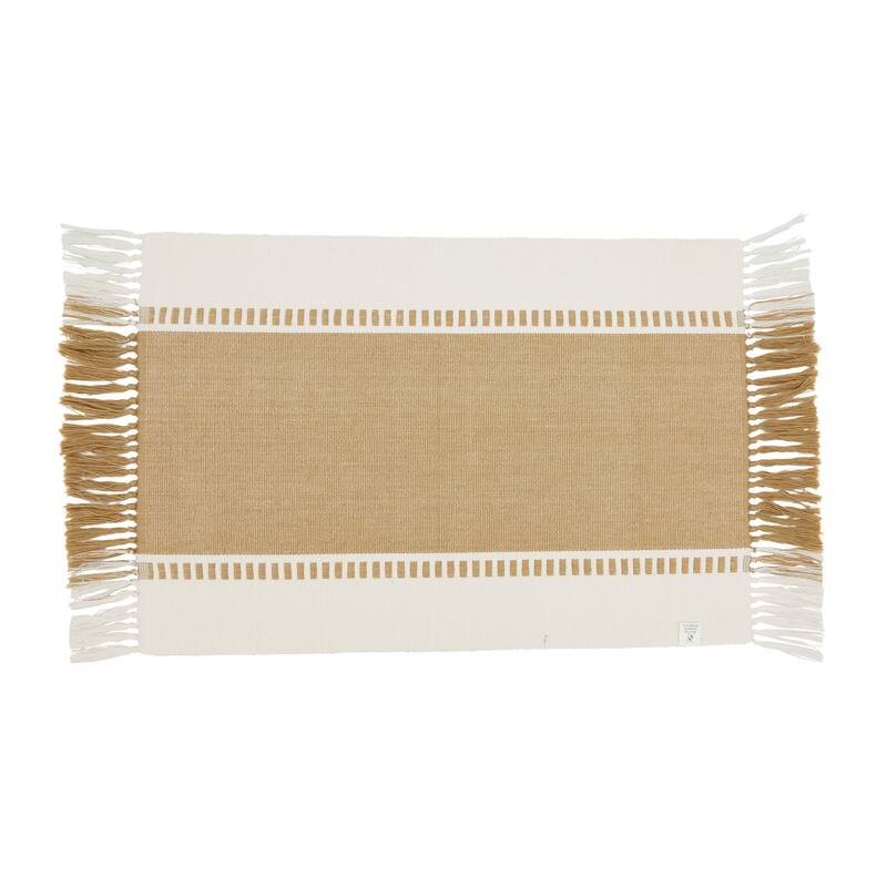 Tassel Trimmed Stripe Placemat (Set of 4)