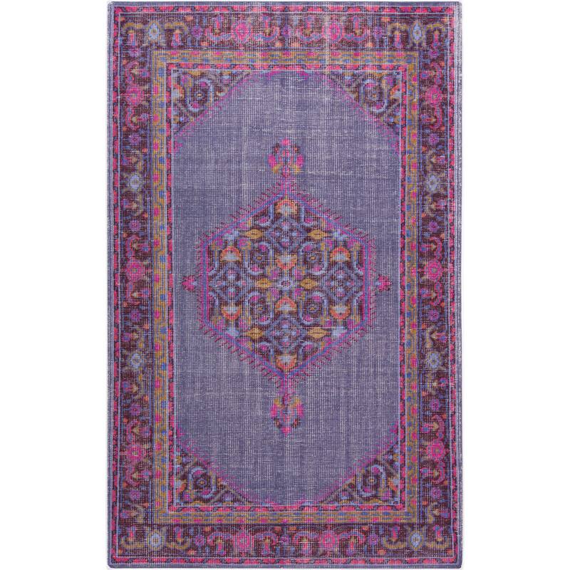 Hand-knotted Alford Boho Medallion Wool Area Rug