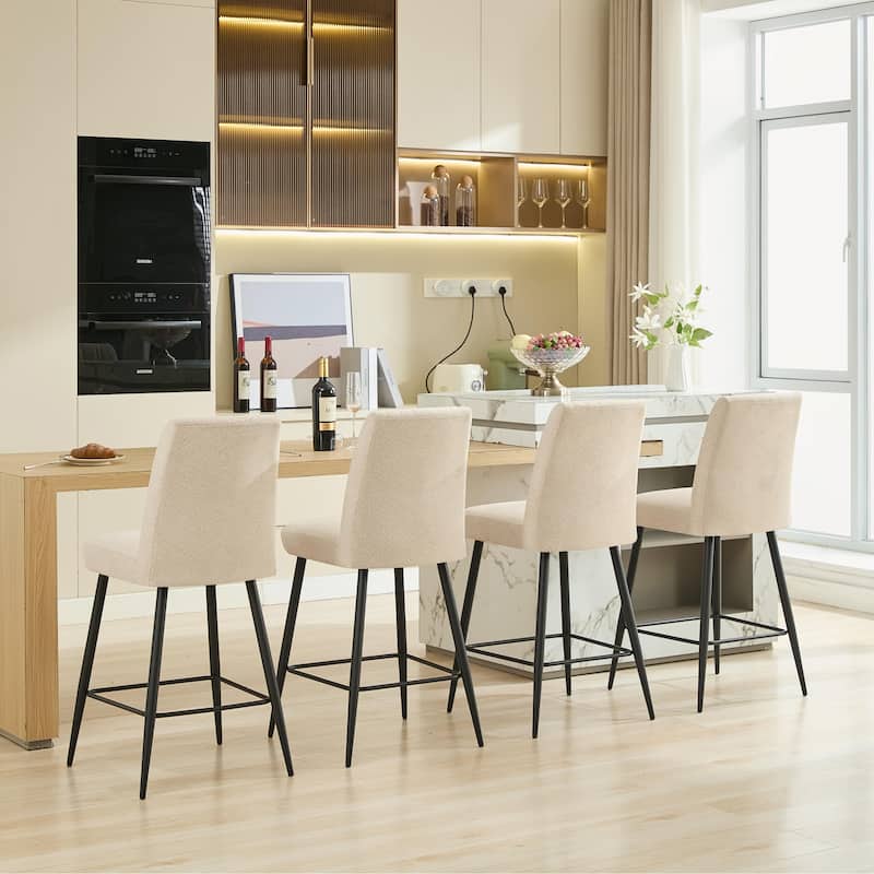 Bar Chair For Bedroom, Dining Room,Design Is Simple, The Cushion Is Comfortable,