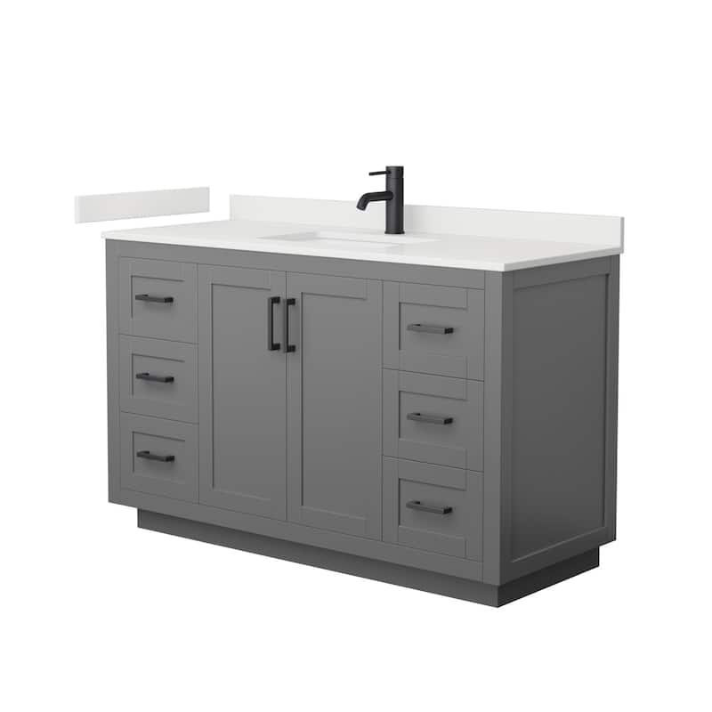 Wyndham Collection WCF292954S-QTZ-UNSMXX Miranda 54" Free Standing