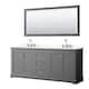 Option Dark Gray / White Quartz Top / Polished Chrome