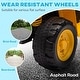 preview thumbnail 6 of 7, Qaba CAT Licensed Kids ATV, 6V Four-Wheeler for Kids, Electric Ride on ATV with Horn, LED Headlights, Yellow