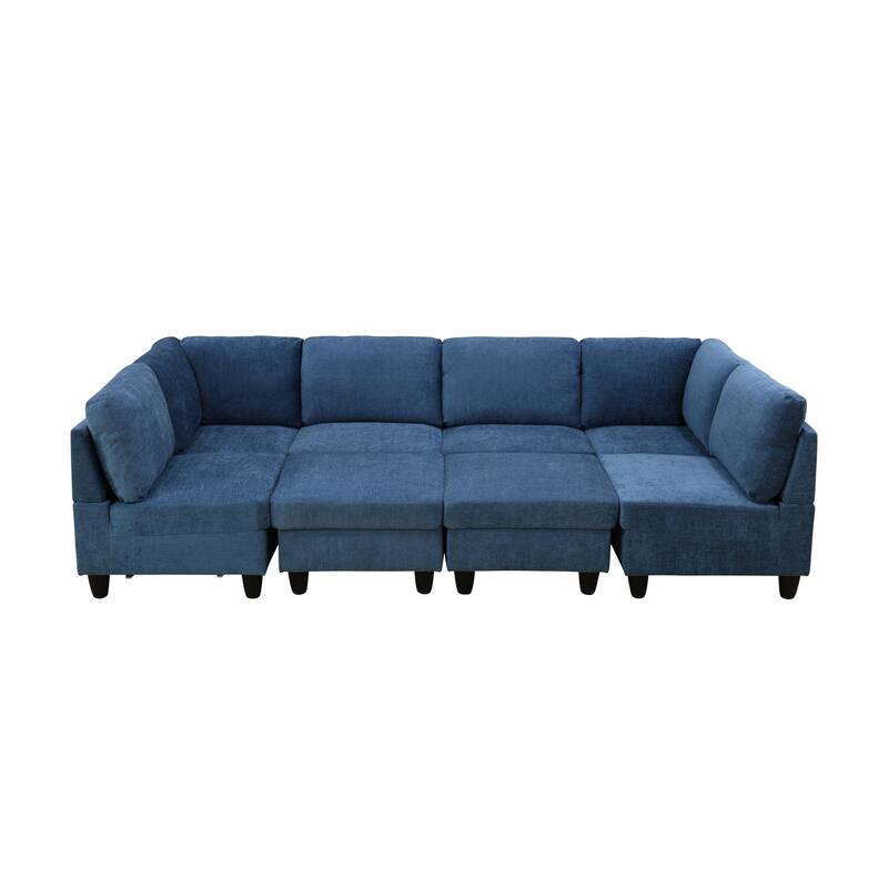Convertible Modular Sofa Bed with Ergonomic Recline and Space-Saving Design