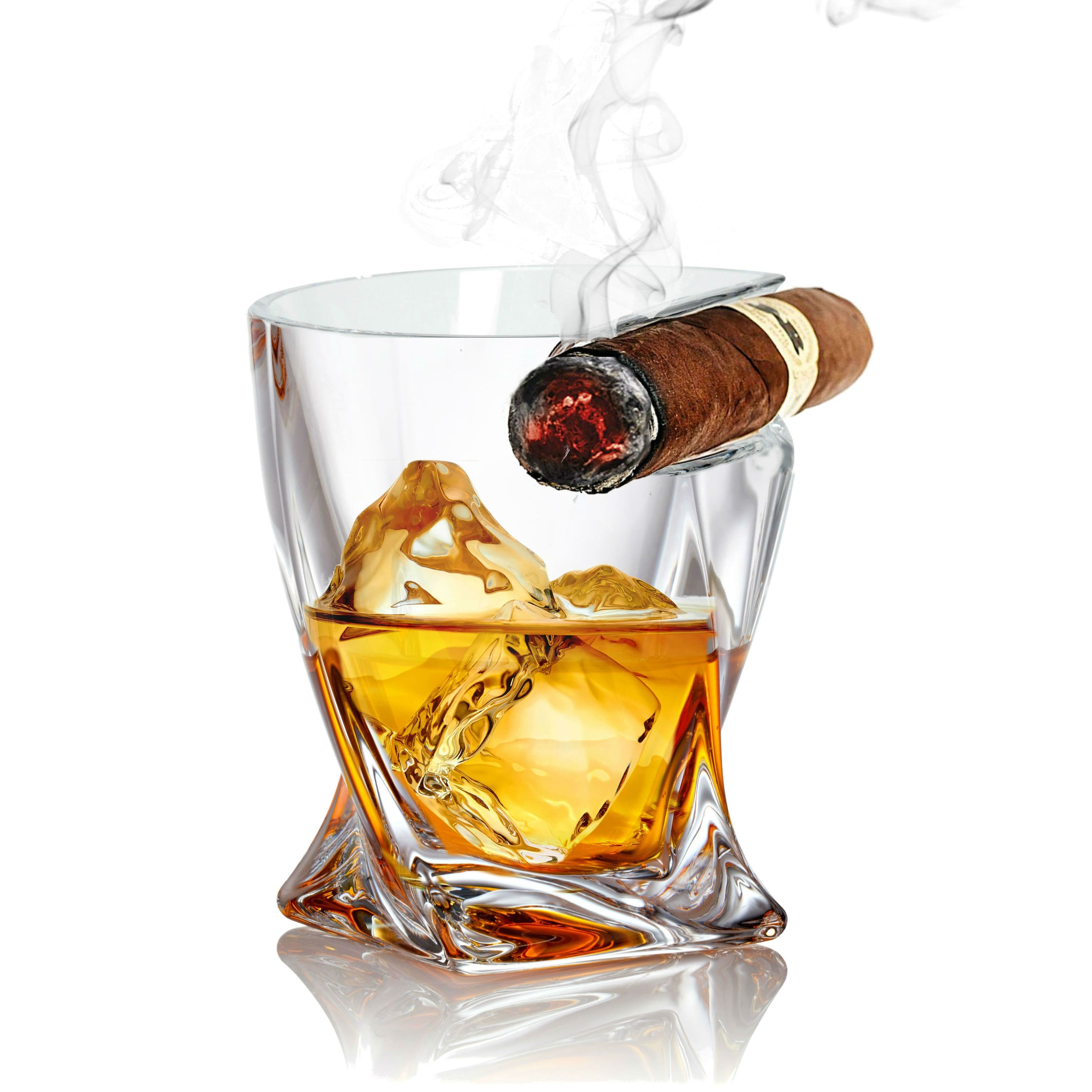 Bezrat Twisted Cigar Glass