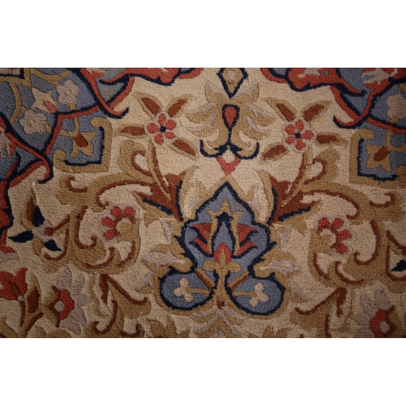 Floral Art Deco Chinese Foyer Rug Hand-Knotted Wool Carpet - 3'2"x 5'1"