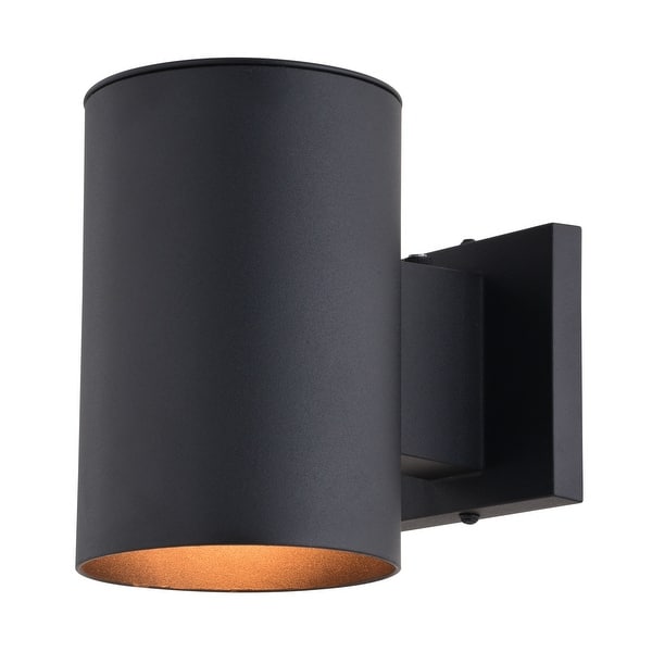 slide 2 of 11, Vaxcel Lighting T0739 Chiasso 8" Tall Outdoor Wall Sconce Textured Black