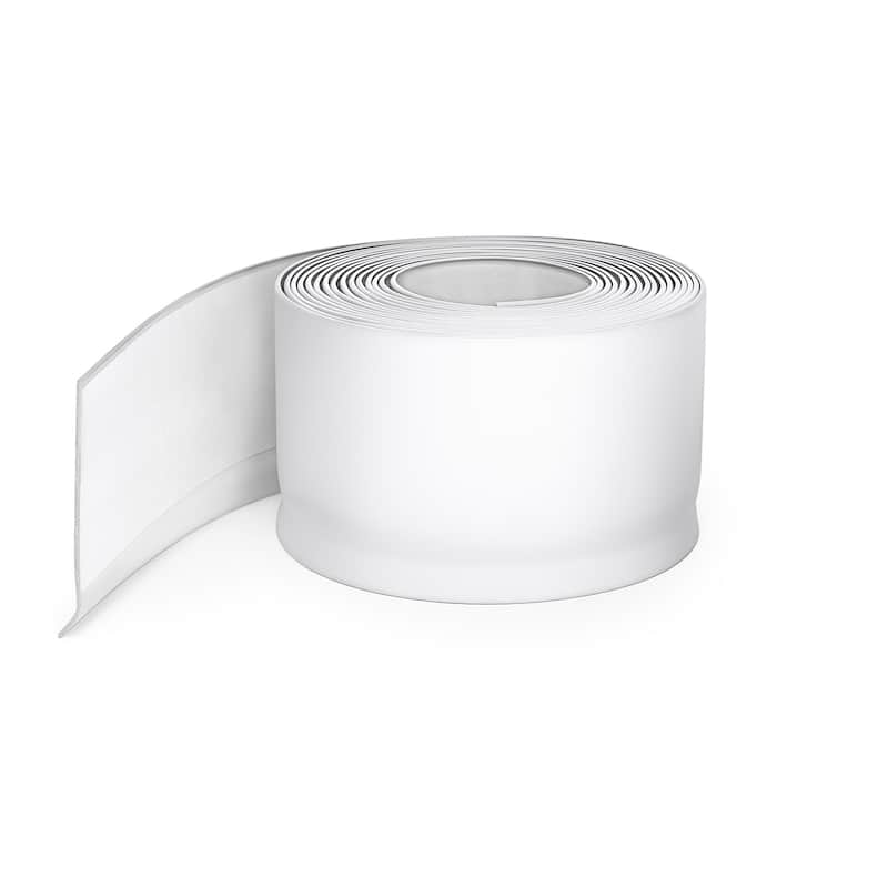 Mohawk Industries EVW10 4"W x 20"L Modern Glue Down Vinyl Baseboard - White