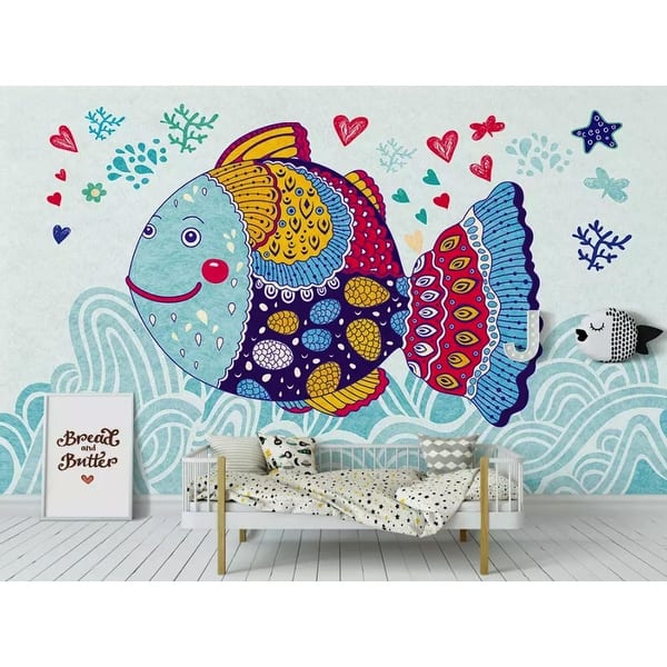 wallpaper fish design