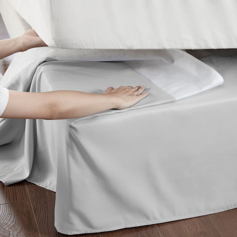 Madison Park Simple Fit Wrap Around Adjustable 26-inch Drop Bedskirt