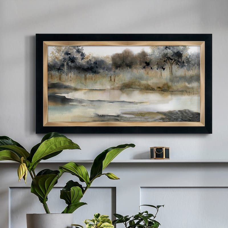 Serene River Premium Framed Canvas- Ready to Hang