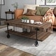 preview thumbnail 6 of 31, Hyssop Farmhouse 47-inch Steel 1-Shelf Coffee Table by Furniture of America