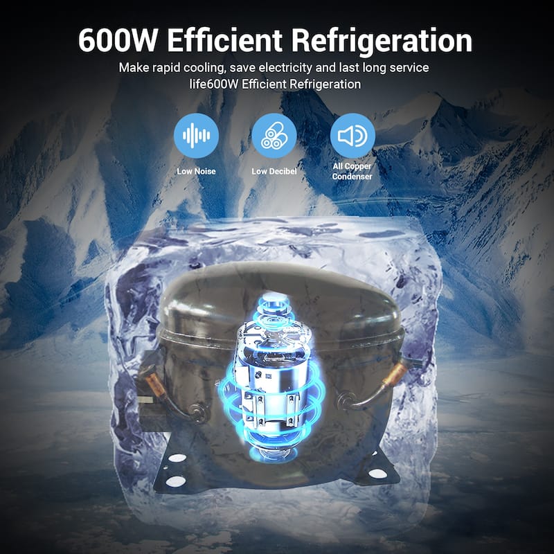 Commercial Slushy Machine, 3L/6L/12L/24L/36L, Self-Cleaning, for Margaritas, Alcoholic Beverages, Smoothies, and Soft Ice Cream
