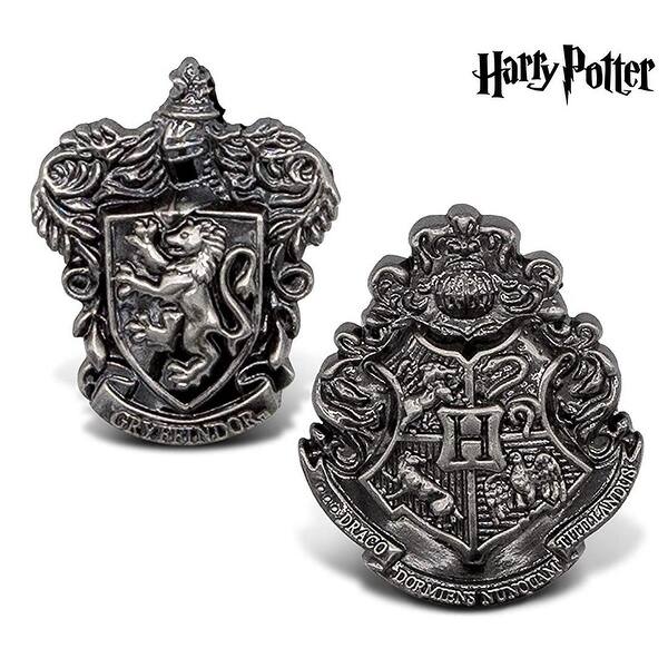 Shop Harry Potter Gryffindor And Hogwarts Crest Pewter Lapel Pins 2 Items Overstock 27883951
