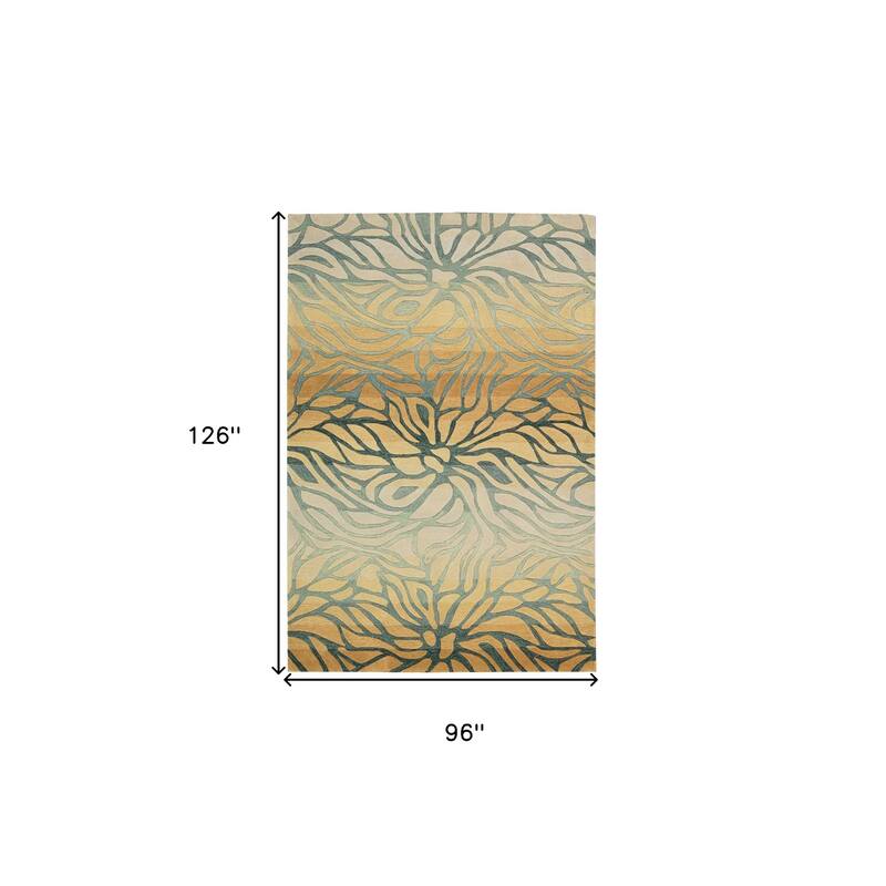 Capel Abstract Modern Stain Resistant Area Rug By HomeRoots
