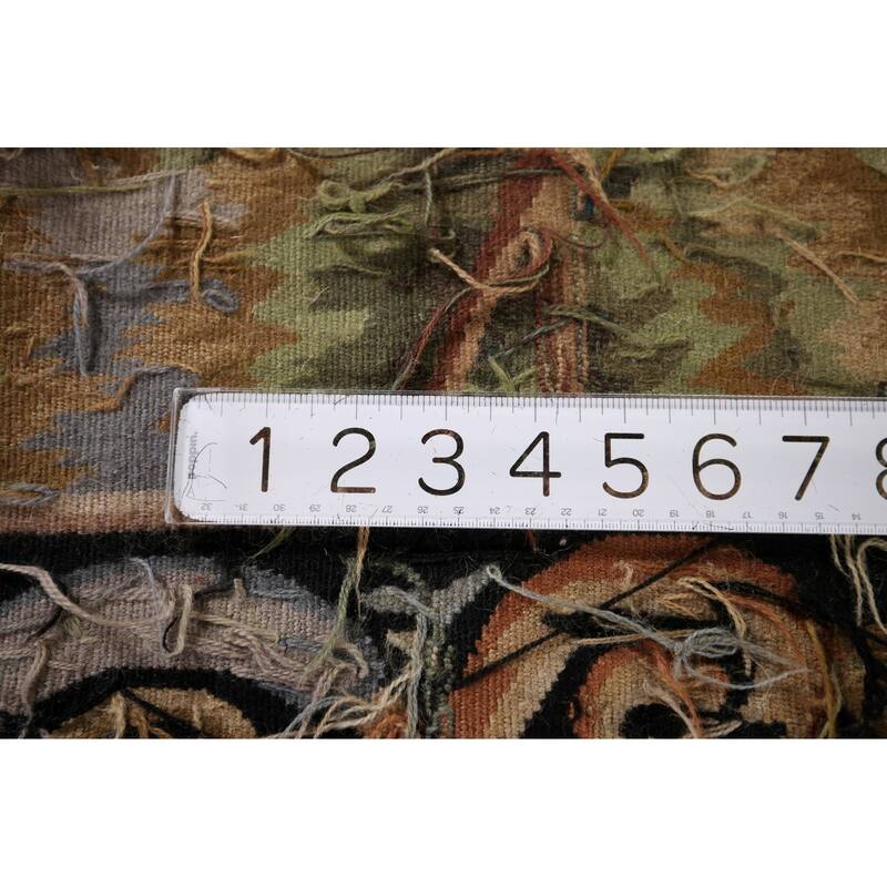 Hand Woven Oriental 100% Wool Carpet Traditional Pictorial Beige & Ivories Tapestries Area Rug - 5' 11'' X 4' 9''