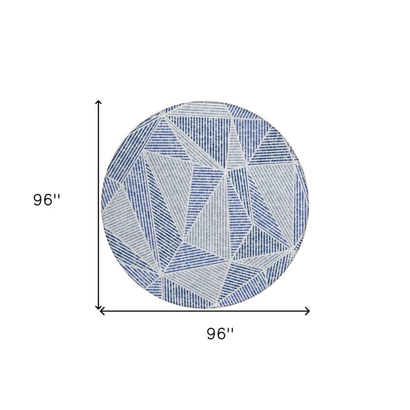 HomeRoots Geometric Transitional Rectangle Outdoor Rug