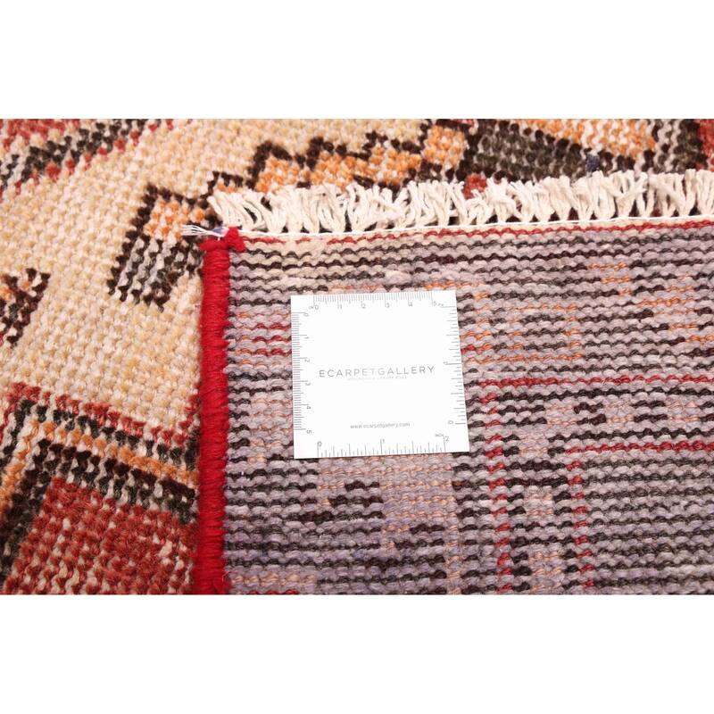 ECARPETGALLERY Hand-knotted Antalya Vintage Red Wool Rug - 3'9 x 6'0