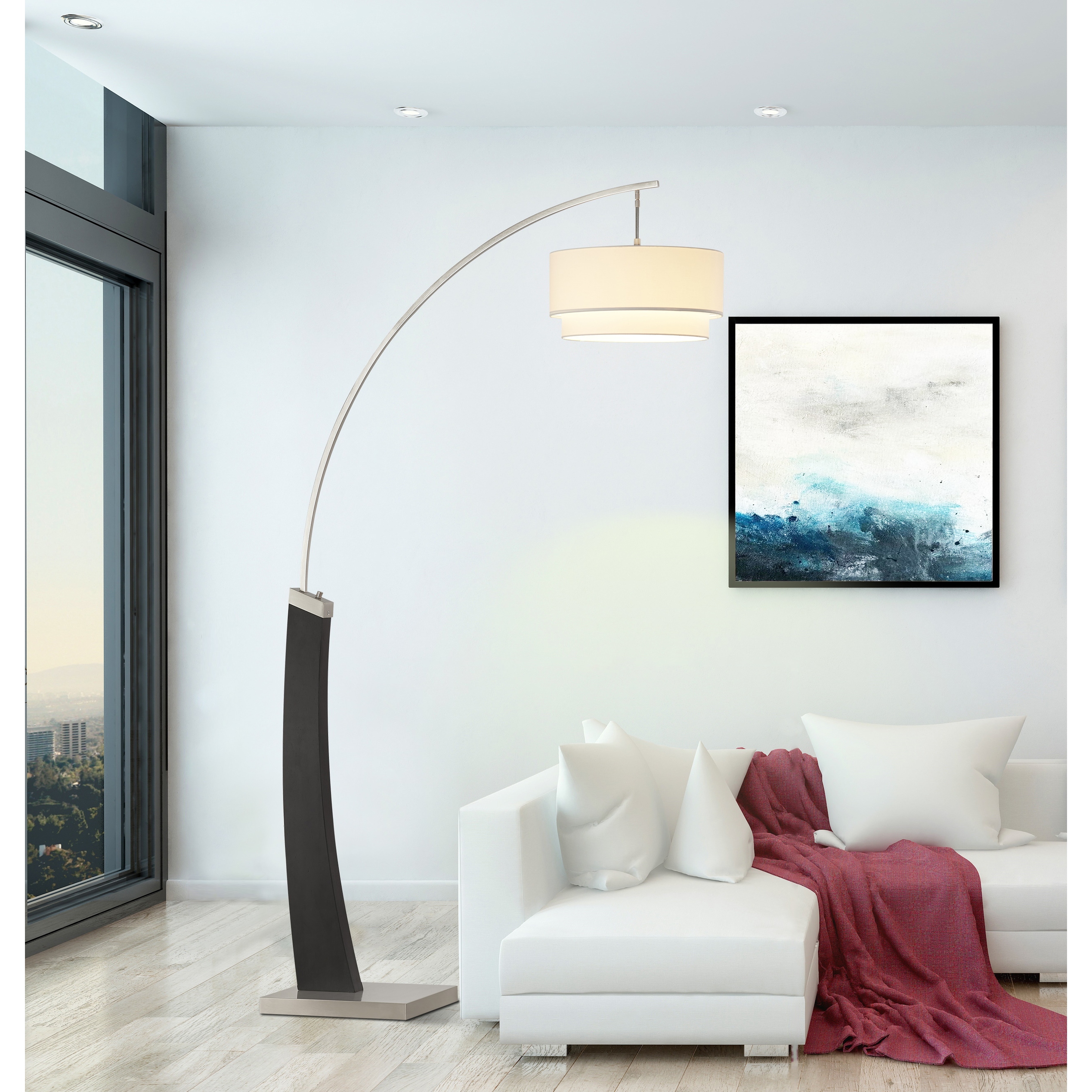 Nova arc shop floor lamp