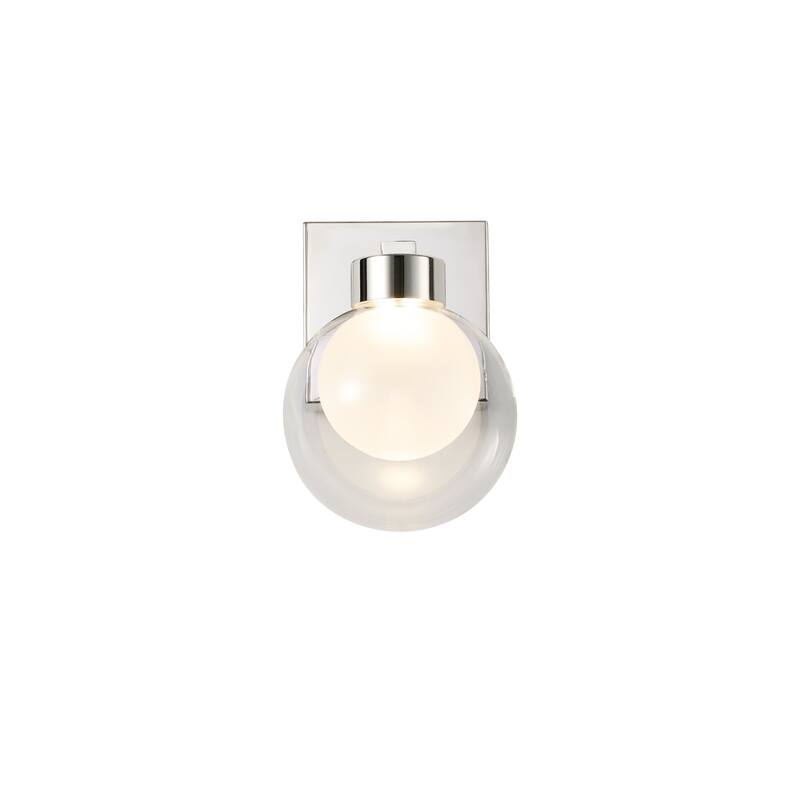 Artcraft Colton 1-Light Wall Sconce - Polished Nickel Finish