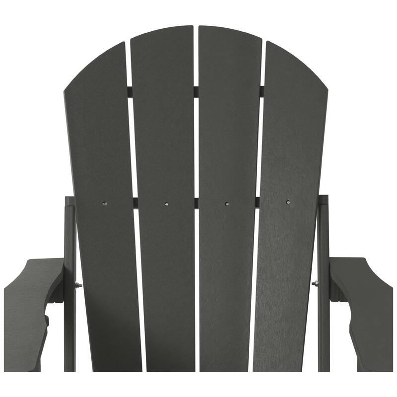Laguna Outdoor Folding Adjustable Adirondack Chair with Cup Holder & Hideaway Ottoman
