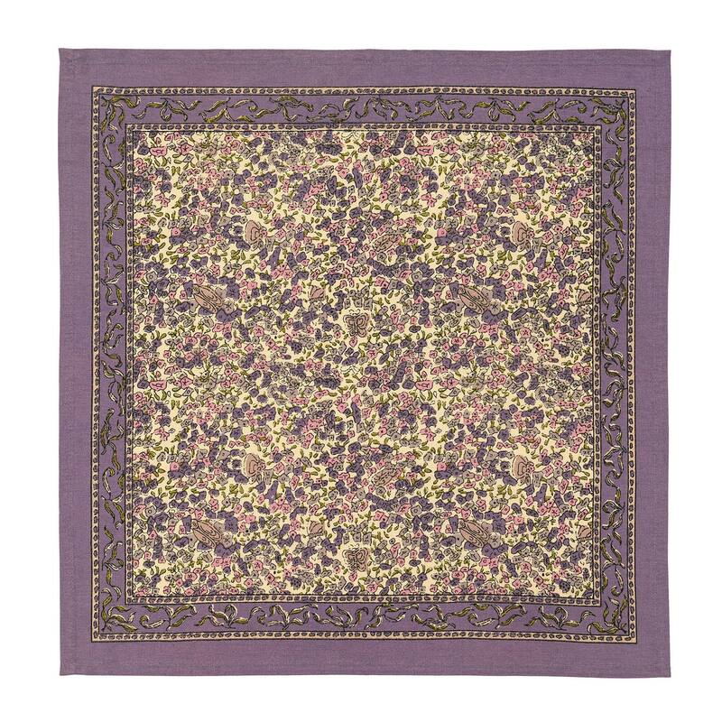 Couleur Nature Lavender Purple Napkin (Set of 6) - Napkin - 19x19