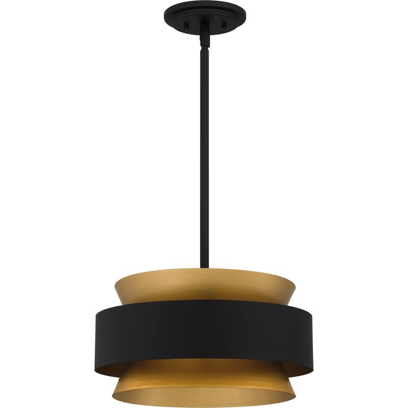 Quoizel Pendant 3-Light - Earth Black