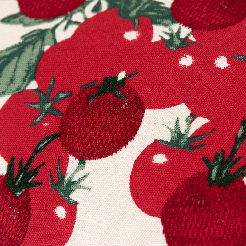 Rizzy Home Cherry Tomato Printed Throw Pillow