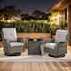 Option Grey Wicker / Beige Cusion