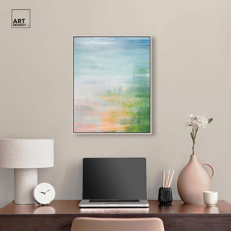 Peaceful Shore Canvas by Art Remedy