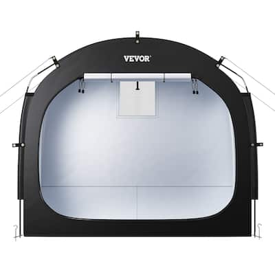 Waterproof Outdoor Bike Storage Tent for 1-2 Bikes with Ventilation - 76.77 x 31.89 x 68.11 in