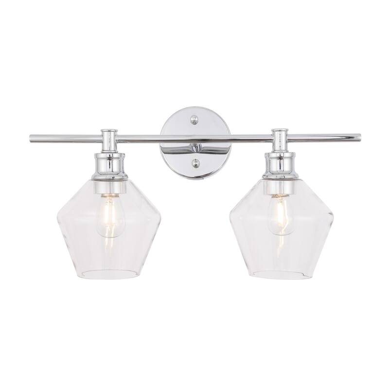 Gwyneth 4-light Contemporary Frosted Glass Vanity Light