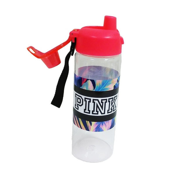 Victoria/'s Secret COLLEGIATE WATER BOTTLE Container Neon Orange PINK 32oz NEW