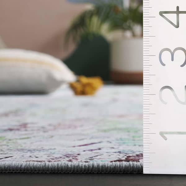 SAFAVIEH Tacoma Jannetje Machine Washable Slip Resistant Modern Rug